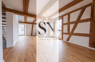 Wohnung mieten in 91301 Forchheim, Historischer Scheunencharme trifft modernen Wohnkomfort – 3 Zimmerwohnung mit Galerie und Balkon