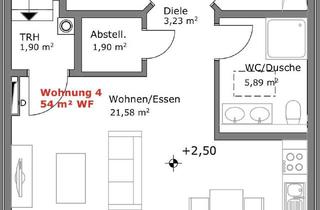 Wohnung mieten in Am Haanes, 35440 Linden, Modernisierte 2-Zimmer-Wohnung in Linden