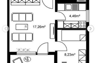Wohnung mieten in Am Niddatal 33, 60488 Hausen, 1,5-Zimmer-Wohnung im 7. OG mit Skylineblick | Frankfurt-Hausen