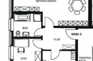 Wohnung mieten in 32609 Hüllhorst, Wohnung 3 ZKB im Ortskern von Hüllhorst