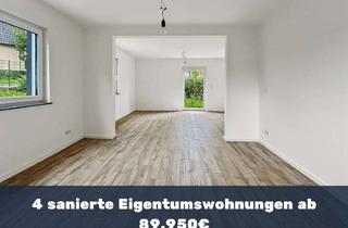 Wohnung kaufen in 58840 Plettenberg, Erstbezug nach Sanierung: 4 Eigentumswohnungen in Plettenberg ab 89.950€