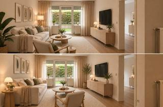 Wohnung mieten in 61118 Bad Vilbel, 2-Zimmer-Wohnung nach Sanierung mit Terrasse & Tiefgaragenstellplatz – sofort verfügbar