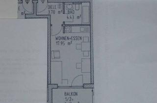 Wohnung mieten in Karolinenstraße, 85622 Feldkirchen, schönes 1 Zimmer-Apartment mit Balkon in Feldkirchen