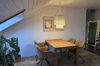 Immobilie mieten in 71665 Vaihingen an der Enz, Möblierte 3-Zimmer-Dachgeschosswohnung mit Balkon und Garage in Bahnhofsnähe