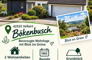 Einfamilienhaus kaufen in 42555 Velbert, Velbert - Zweifamilienhaus mit Souterrain Wohnung