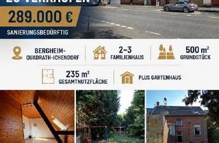 Mehrfamilienhaus kaufen in 50127 Bergheim, Bergheim - SANIERUNGSBEDÜRFTIGES MEHRFAMILIENHAUS