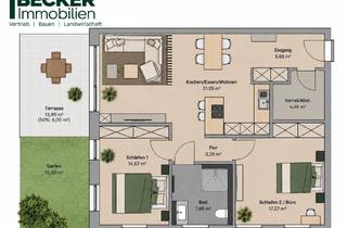 Wohnung kaufen in 59929 Brilon, Moderne Neubau Wohnung mit Terrasse, Garten & ca. 93 m² Wohnfläche Eigentumswohnung