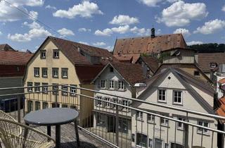 Wohnung kaufen in 73525 Schwäbisch Gmünd, *** Klein aber fein - Einzimmerappartement mit zwei Dachterrassen in der Innenstadt ***