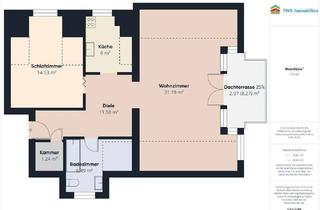 Wohnung kaufen in 76275 Ettlingen, *2-Zimmer mit Dachterrasse & viel Licht*
