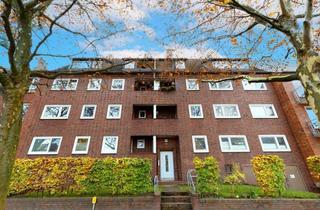 Wohnung kaufen in 22043 Marienthal, Hamburg-Marienthal: Helle 2-Zimmer-Wohnung mit Balkon, Wohnküche & Dielenboden