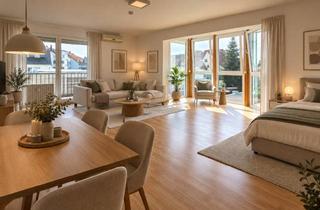 Wohnung kaufen in 35390 Gießen, Lichtdurchflutete 1-Zimmer-Wohnung mit Balkon, Klimaanlage und Tiefgaragenstellplatz in Gießen