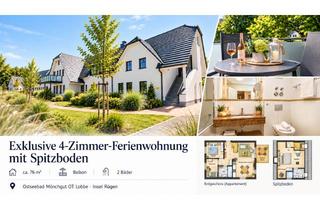 Wohnung kaufen in Rex Rugia, 18586 Middelhagen, Ostseeglück in Lobbe – großzügige 4-Raum-Ferienwohnung mit 2 Bädern in strandnaher Lage