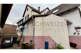 Wohnung kaufen in 74321 Bietigheim-Bissingen, Renovierungsbedürftige Doppelhaushälfte mit zwei Wohneinheiten in Metterzimmern