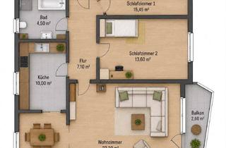 Wohnung mieten in Ösingerstraße, 69168 Wiesloch, Wiesloch, 3.5 Zimmer Wohnung Erstbezug nach Kernsanierung