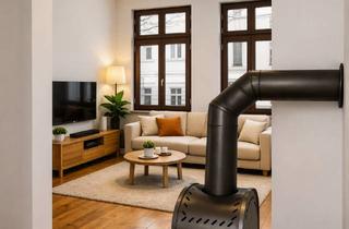 Wohnung mieten in Tiergartenstrasse 256, 42117 Elberfeld, Stilvolle 107 m² Altbauwohnung mit Kamin, 2 Balkonen, Einbauküche und Arbeitszimmer