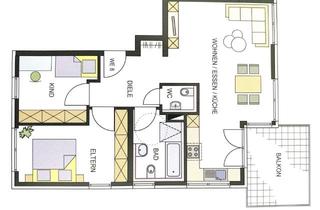 Wohnung mieten in Löwensteiner Straße 74, 74182 Obersulm, Modernes Wohnen in Obersulm Nähe Breitenauer See: helle 3-Zimmer-Wohnung mit Balkon
