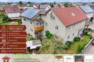 Mehrfamilienhaus kaufen in 94431 Pilsting, ***Großzügiges Mehrfamilienhaus mit 3 Wohneinheiten, PV- Anlage, Garagen & Werkstatt***