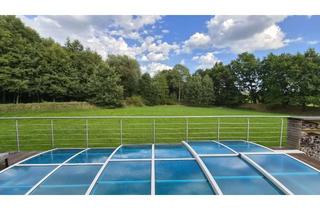Einfamilienhaus kaufen in 01328 Schönfeld, Hochwertiges Einfamilienhaus mit Pool, Sauna & Kamin am Waldrand