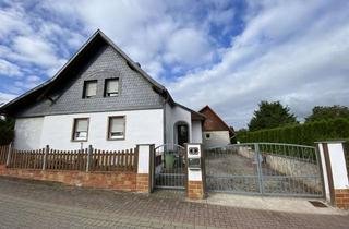 Einfamilienhaus kaufen in Ammergarten, 06526 Sangerhausen, Einfamilienhaus mit Gestaltungspotenzial, Teich und Nebengelass in idyllischer Lage in Wettelrode