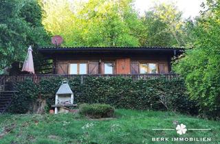 Haus kaufen in 63924 Rüdenau, BERK Immobilien - Wochenendhaus in Holzblockbauweise in Rüdenau - Naturparadies mit Ausblick