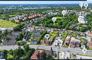 Grundstück zu kaufen in 24539 Neumünster, 1.661 m² Baugrundstück mit Altbestand – vielseitiges Neubaupotenzial für EFH/MFH in Neumünster