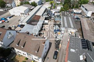 Grundstück zu kaufen in 65933 Griesheim, Im Alleinauftrag: Gemischt genutztes Ensemble mit Wohnungen, Lager- und Hallenflächen