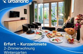Immobilie mieten in Zur Feuerwehr, 99099 Dittelstedt, Ruhig möblierte 2-Zimmerwohnung mit Wintergarten in Erfurt