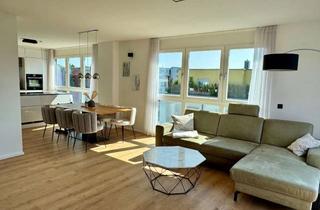 Penthouse kaufen in 90768 Unterfarrnbach, Provisionsfrei: Lichtdurchflutetes Penthouse im Fürther Golfpark: 44 m² Wohnbereich,XXL-Dachterrasse