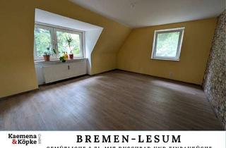 Wohnung mieten in 28759 St. Magnus, SOFORT FREI: Gemütliche 3 Zi. mit Einbauküche, modernem Duschbad