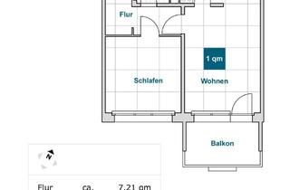 Wohnung mieten in Altenberger Platz, 01277 Tolkewitz/Seidnitz-Nord, Jetzt zugreifen: günstige 2-Zimmer-Wohnung
