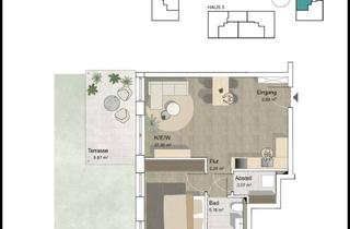 Wohnung mieten in Obere Breite, 88171 Weiler-Simmerberg, 2-Zimmer-Neubauwohnung mit Terrasse, Garten, EBK & TG-Stellplatz