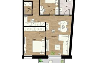 Wohnung mieten in 69509 Mörlenbach, Erstbezug nach Kernsanierung - 65 qm große 3 Zi. Wg. mit Balkon