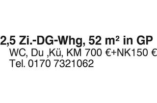 Wohnung mieten in 73033 Göppingen, 2,5 Zi.-DG Whg