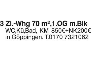 Wohnung mieten in 73033 Göppingen, 3.-Zi.-Whg. 1. OG
