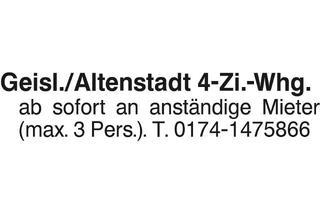 Wohnung mieten in 73312 Geislingen, Geislingen/Altenstadt 4-Zi.-Whg.