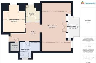 Wohnung kaufen in 76275 Ettlingen, *2-Zimmer mit Dachterrasse & viel Licht*