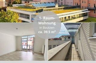 Wohnung mieten in 02625 Bautzen, Zentral wohnen am Kornmarkt: Modernes 1-Zimmer-App. mit Einbauküche, Balkon & Aufzug