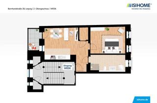 Wohnung mieten in Bernhardstraße 28, 04315 Volkmarsdorf, frisch sanierte 2-Zimmerwohnung - ideal für Singles und Paare - WE06