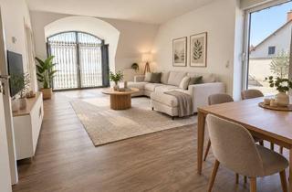 Wohnung mieten in Grabenstraße 1a, 65439 Flörsheim, Helle 2-Zimmer-Wohnung mit großer Dachterrasse & Einbauküche in Flörsheim