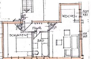 Wohnung mieten in Bahnhofstraße, 01471 Radeburg, 2 Raumwohnung (46 m²), zentrumsnah