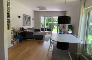 Wohnung mieten in Levisohnweg, 22081 Barmbek-Süd, Lichtdurchflutete teilmöbilierte Gartenwohnung mit zwei Terrassen und ca. 220 m² Privatgarten