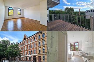 Wohnung mieten in Blankenauer Straße, 09113 Chemnitz, Großzügige Altbauwohnung mit Balkon, Parkett und Tiefgarage in Schloßchemnitz