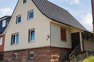 Doppelhaushälfte kaufen in Ithstraße 30, 37633 Dielmissen, Doppelhaushälfte mit 6 Zimmern, Vollkeller & großem Potenzial – solides Dach bereits erneuert!