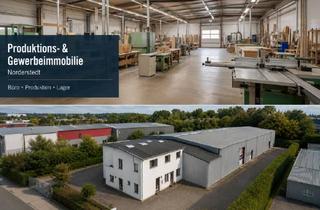 Büro zu mieten in 22844 Norderstedt, Einmalige Chance! Produktions-und Gewerbeimmobilie mit Büroflächen in gefragter Lage von Norderstedt