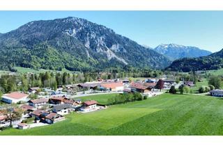 Grundstück zu kaufen in 83324 Ruhpolding, Doppelhaus Baugrundstücke in Südlage mit freiem Blick auf Felder und Berge - Ortsrandlage Ruhpolding