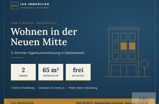 Wohnung kaufen in 63128 Dietzenbach, Zentral wohnen in der Neuen Mitte –2-Zimmer-Wohnung direkt am Rathausplatz Dietzenbach