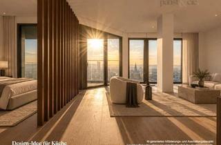 Loft kaufen in 60313 Innenstadt, LOFT auf 90 Meter höhe - City Wohnung - Frankfurts schönste Sonnenaufgänge