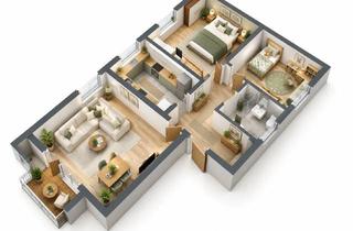 Wohnung mieten in Am Erlsberg 27, 45897 Buer, 3 Zimmer, Balkon & Tageslichtbad – attraktive Wohnung in Gelsenkirchen-Buer