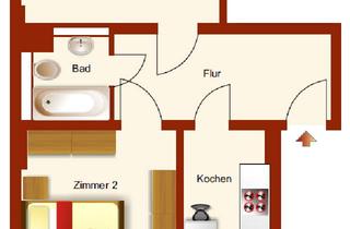 Wohnung mieten in Emmerichstraße 25, 02826 Innenstadt, 2 - Zimmerwohnung mit Balkon in zentraler Lage