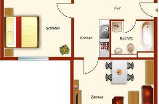 Wohnung mieten in Hautstrasse 6a, 68535 Edingen-Neckarhausen, Wohnen mit Charakter: Gepflegte 2-Zimmer-Wohnung in Edingen-Neckarhausen